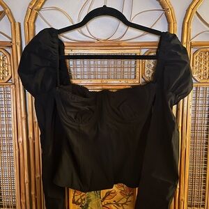 Elegant Black Women's Top